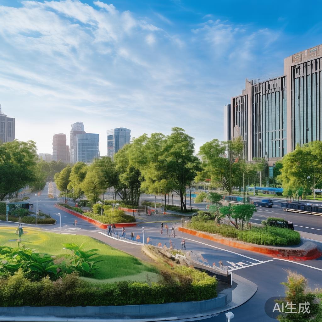 根据最新的规划，公园紧邻敦化市政府机关单位以及多所